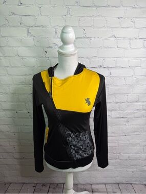 UNIVERSAL STUDIOS Harry Potter Hufflepuff Asymmetrical Jacket Small